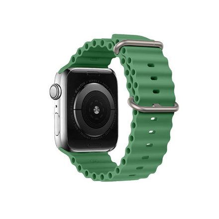 SILICONE LOOP SZíJ, APPLE WATCH 42/44/45/49 Készülékhez, DESIGN 1 Green