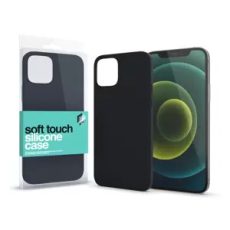 Apple iPhone 13 Pro készülékhez Soft Touch Silicone Case fekete 