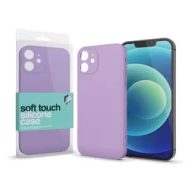   Apple iPhone 13 Mini készülékhez Soft Touch Silicone Case Slim lila 