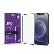   Apple Iphone 13 Mini készülékhez Nano Glass kijelzővédő fekete kerettel