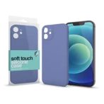   Apple iPhone 13 készülékhez Soft Touch Silicone Case Slim levendula szürke 