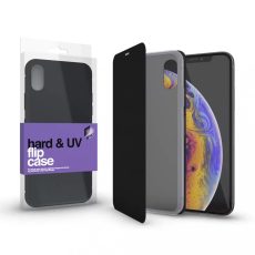 Hard Flip Case fekete Huawei Y6 (2018) készülékhez