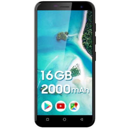iHunt, MLS FIVE 4G, Dual SIM, 16GB, 1GB, Black, Mobiltelefon