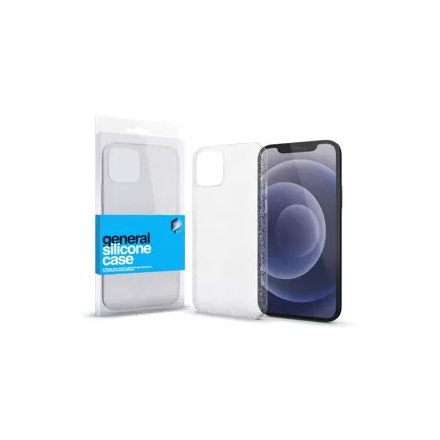 Apple iPhone 13 készülékhez Szilikon tok Case ultra vékony csillámos átlátszó 