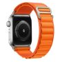   NYLON LOOP SZíJ, APPLE WATCH 42/44/45/49 Készülékhez, DESIGN 2 ORANGE