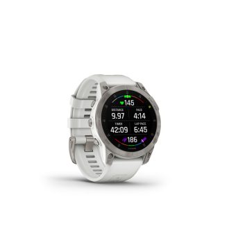   Garmin EPIX (GEN2) SAPPHIRE White Titanium pulzusmérő óra, Okosóra