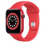Apple Watch Series 6 44MM Red Aluminum Case Red Sport Band