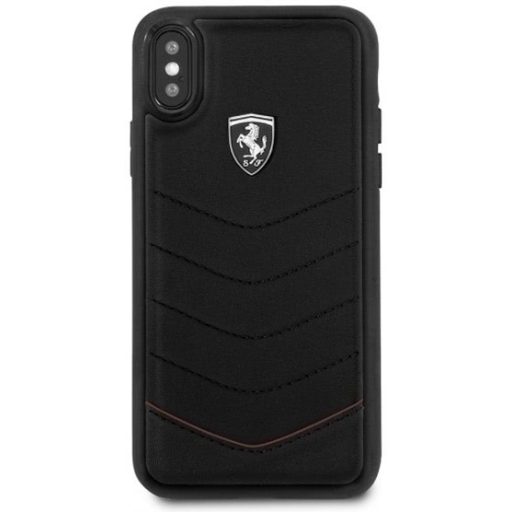 Ferrari Logos iPhone X Bőr Tok 