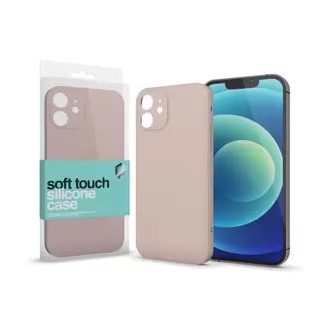   Apple iPhone 13 készülékhez Soft Touch Silicone Case Slim púder pink 
