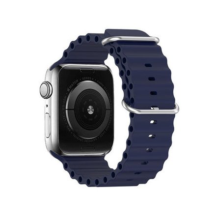 SILICONE LOOP SZíJ, APPLE WATCH 42/44/45/49 Készülékhez, DESIGN 1 NAVY