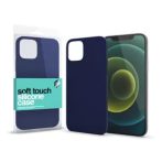   Apple iPhone 13 Pro készülékhez Soft Touch Silicone Case sötétkék