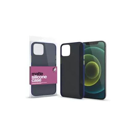 Apple iPhone 13 Mini készülékhez Matt tok színes gombokkal kék 