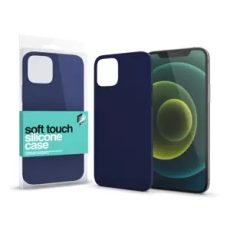 Apple iPhone 13 Mini készülékhez Soft Touch Silicone Case sötétkék