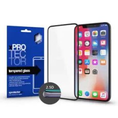 Apple iPhone 13 / 13 Pro készülékhez Tempered Glass Full 2.5D fekete 0.33 kijelzővédő üveg 