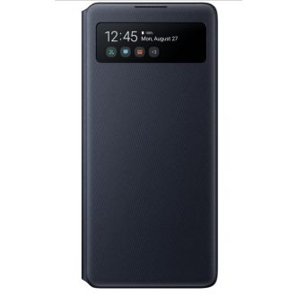   Samsung Galaxy Note10 Lite S View Wallet Cover, Fekete, Mappa Tok 
