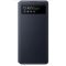 Samsung Galaxy Note10 Lite S View Wallet Cover, Fekete, Mappa Tok 