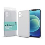   Apple iPhone 13 készülékhez Soft Touch Silicone Case Slim törtfehér 