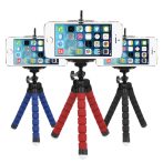 TELEFONTARTÓ MINI TRIPOD ÁLLVÁNY (FEKETE)