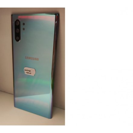 EREDETI Samsung Galaxy S10 PLUS akkufedél, fehér, hátlap (SWAP) A MINŐSÉG