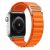 NYLON LOOP SZíJ, APPLE WATCH 42/44/45/49 Készülékhez, DESIGN 2 ORANGE