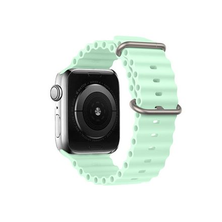 SILICONE LOOP SZíJ, APPLE WATCH 42/44/45/49 Készülékhez, DESIGN 1 Menta